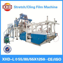 stretch film rolls cutting machine